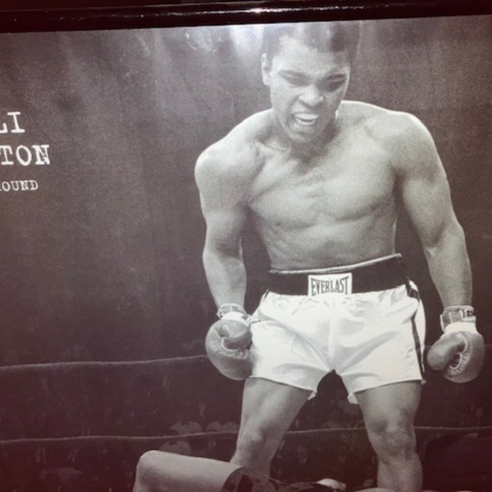 Nice, framed print Muhammad Ali
